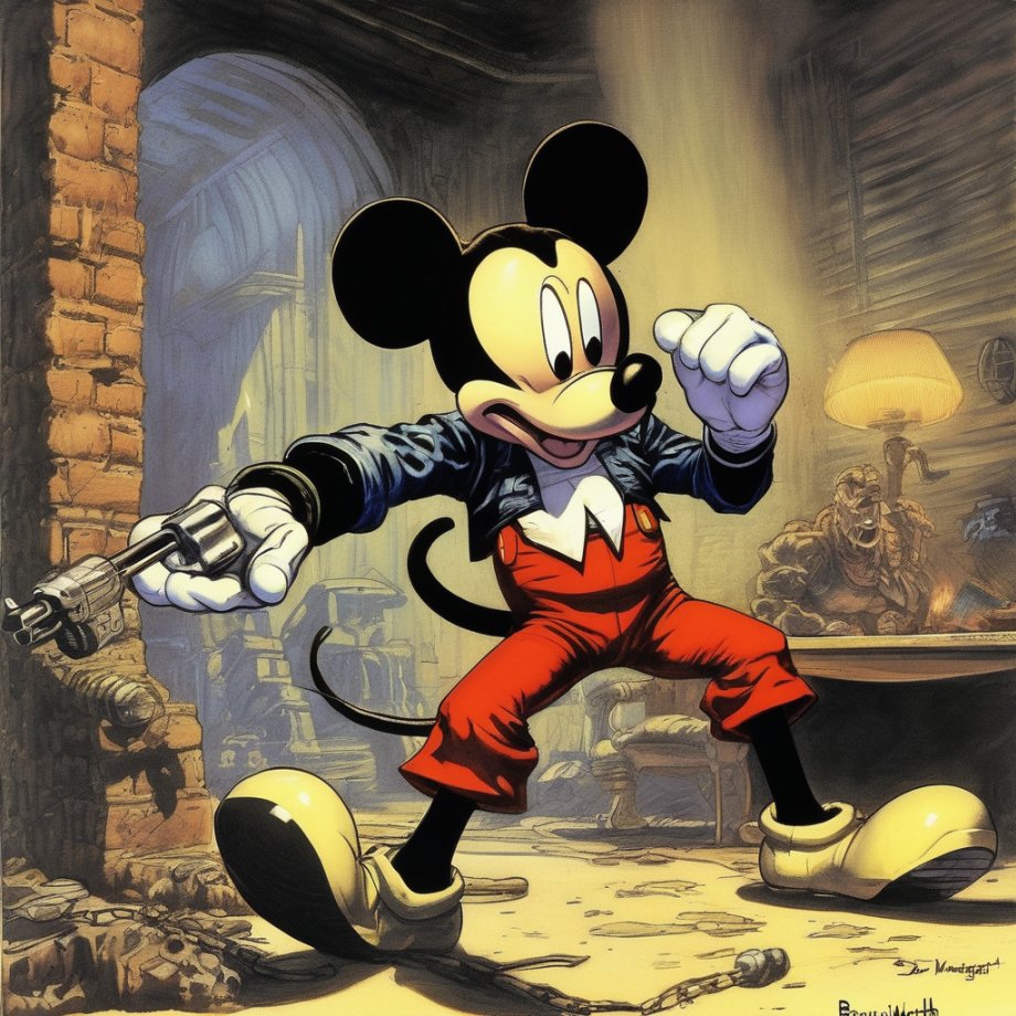 mickey's anachronistic vendetta