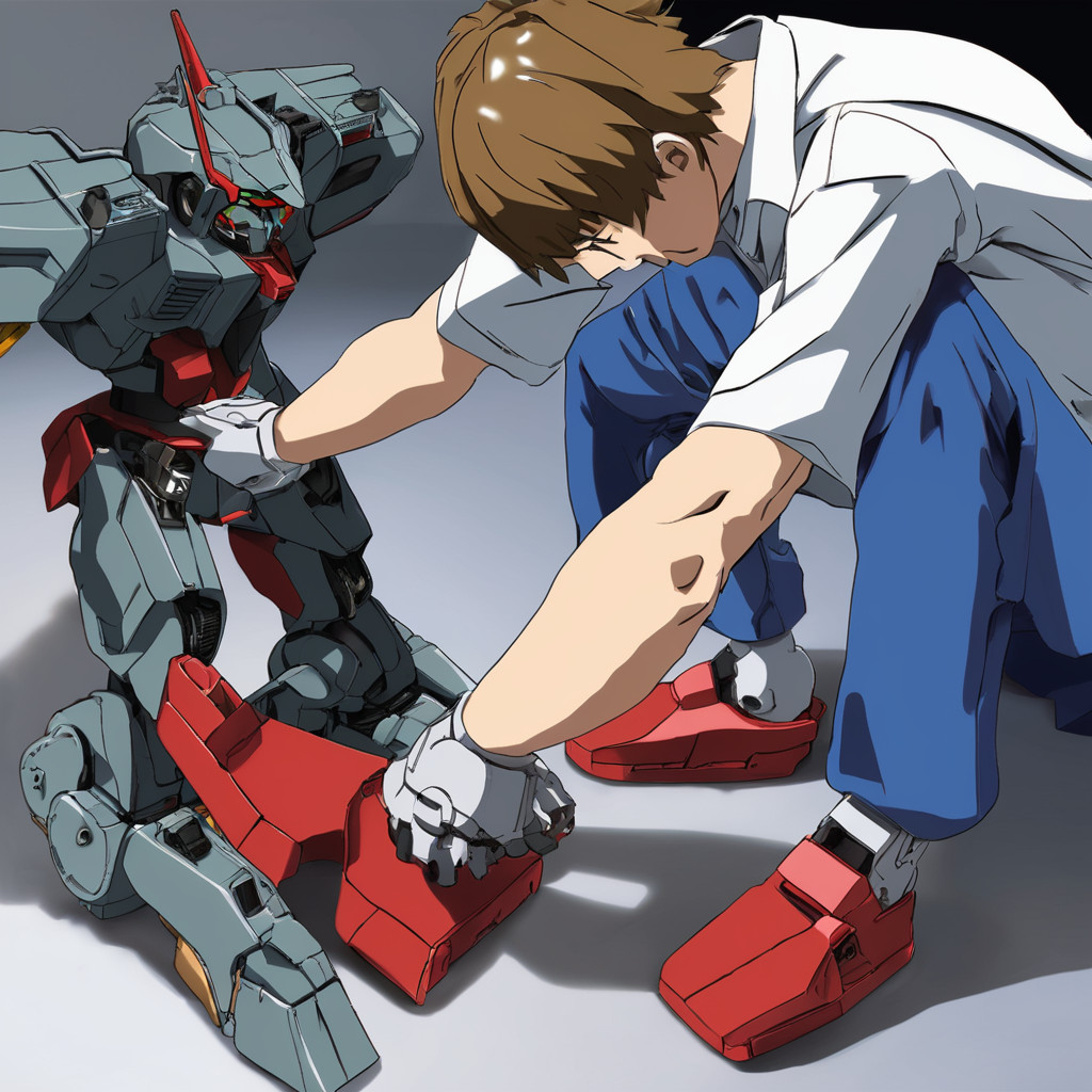 my feet, my gunpla