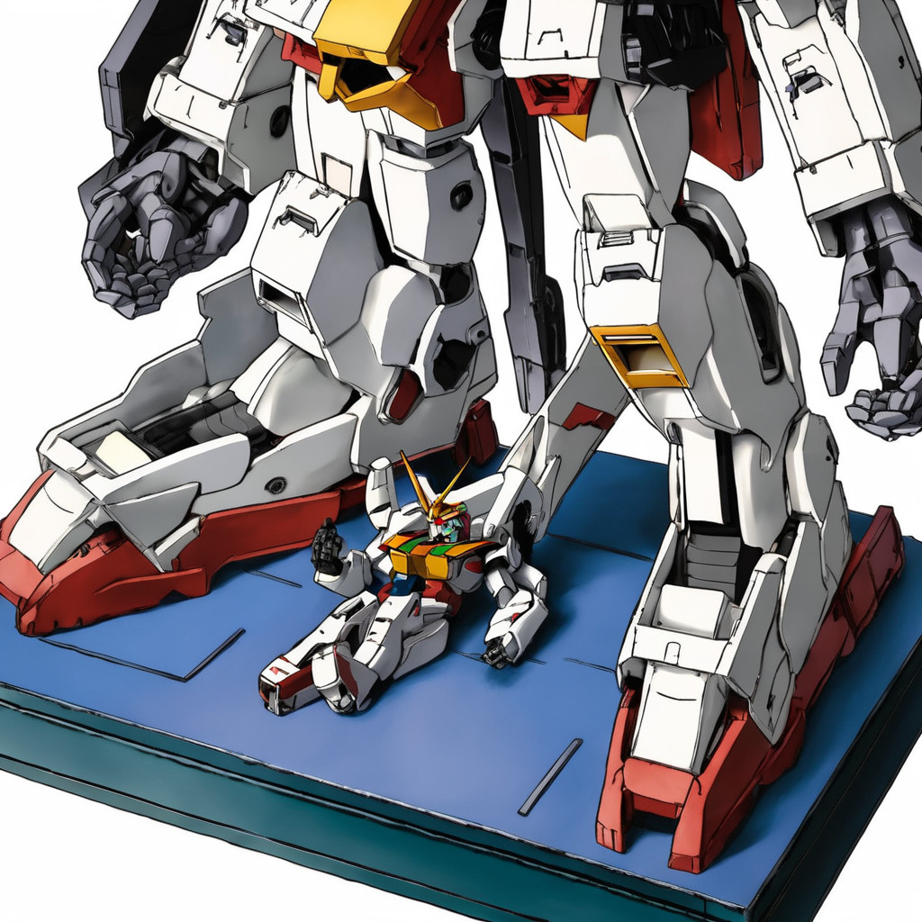 i dreamed that i was being dominated by my chibi gunpla