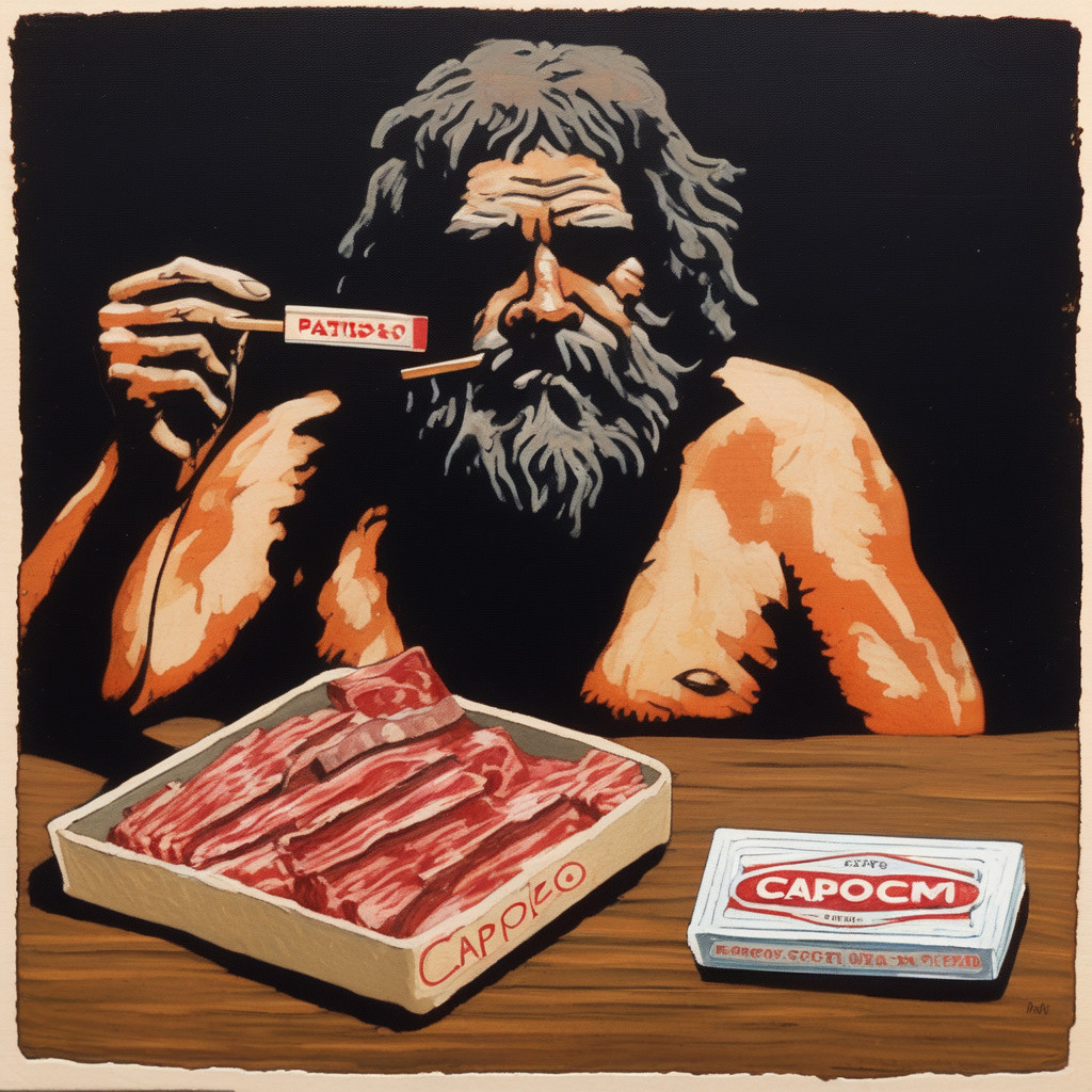 and what were your intentions with my capocollo at this hour of the night?