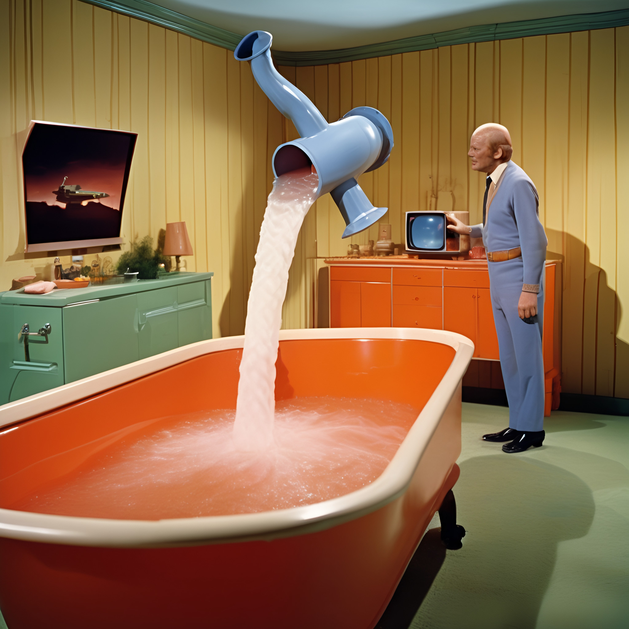 computer: shower on